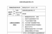 浙江常山农商银行被罚290万：因公司治理不规范等