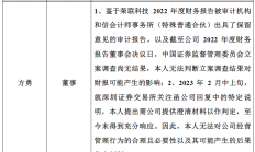 或投出弃权票、反对票 或无法出具意见 13家A股公司半年报未获全部董事认可