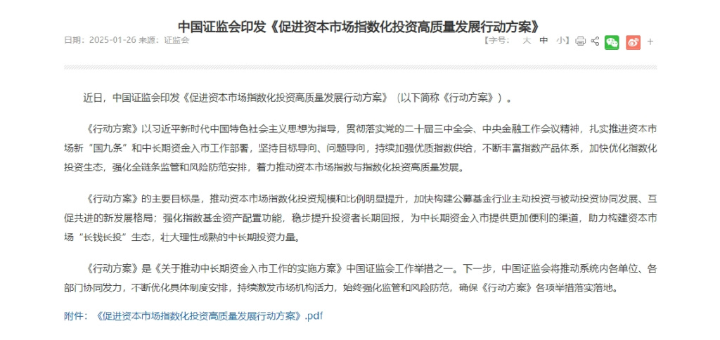 高质量发展指数化投资正当时